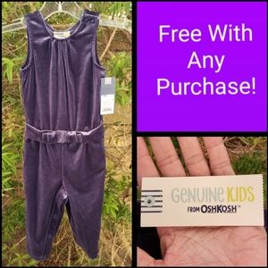 NEW girls toddler OSH KOSH jumpsuit pants 18M